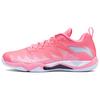Li Ning Falcon Fashion Versatile Trendy Non-Slip Breathable Rebound Low-Top Badminton Shoes Unisex Sneaker Pink AYAU007-1