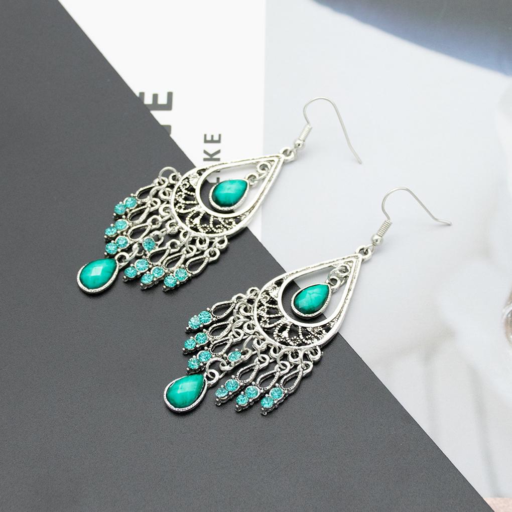 Серьги-капли, подвесной декор, ювелирный подарок, украшение для тела, ажурные висячие серьги-подвески, геометрические богемные серьги