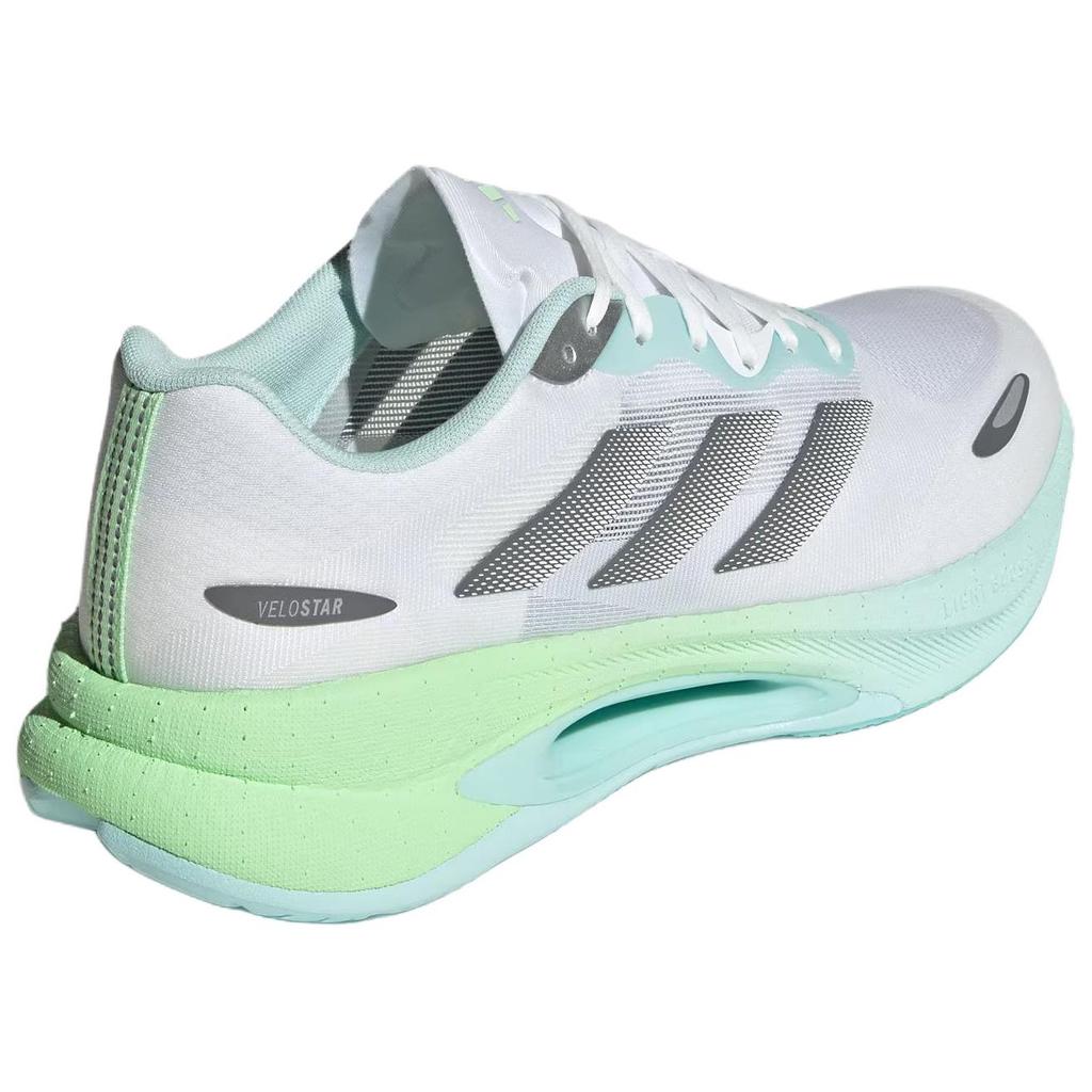 Adidas VELOSTAR Abrasion Resistant Low Top Running Shoes Unisex White Green Sneakers KI6015