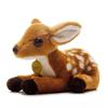 Forest Animal Stuffed Deer Dolls Soft Dolls Simulation Deer Toy Sika Deer Plush  Birthday Gift