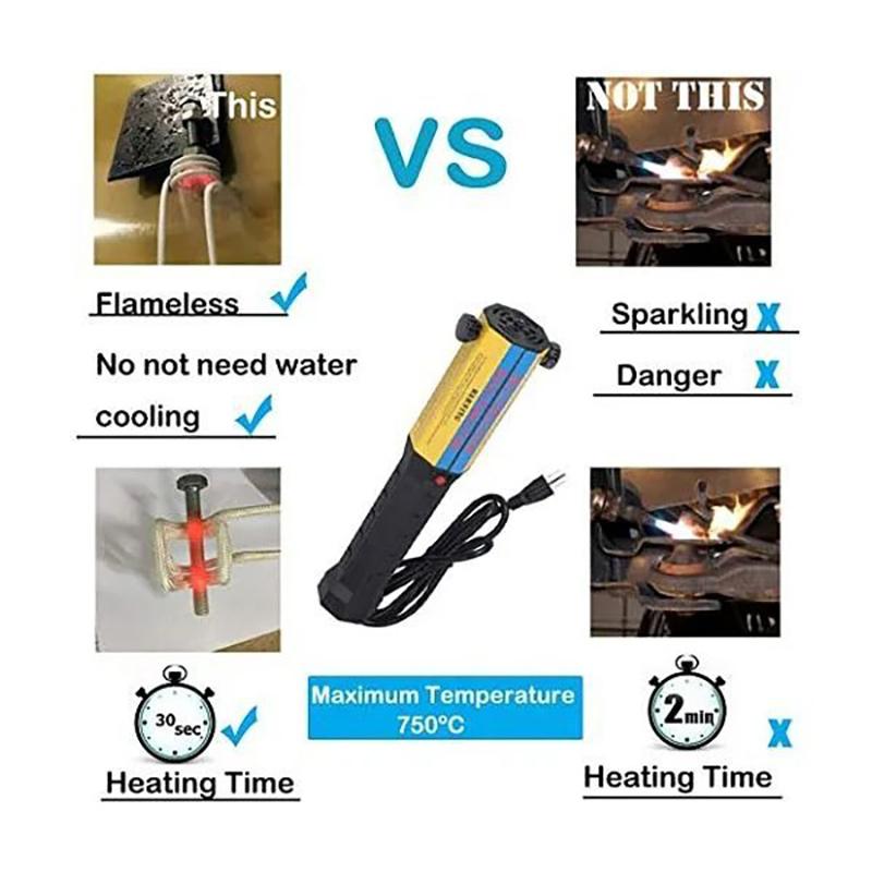 Индукционный нагреватель для болтов 1000 Вт портативный мини