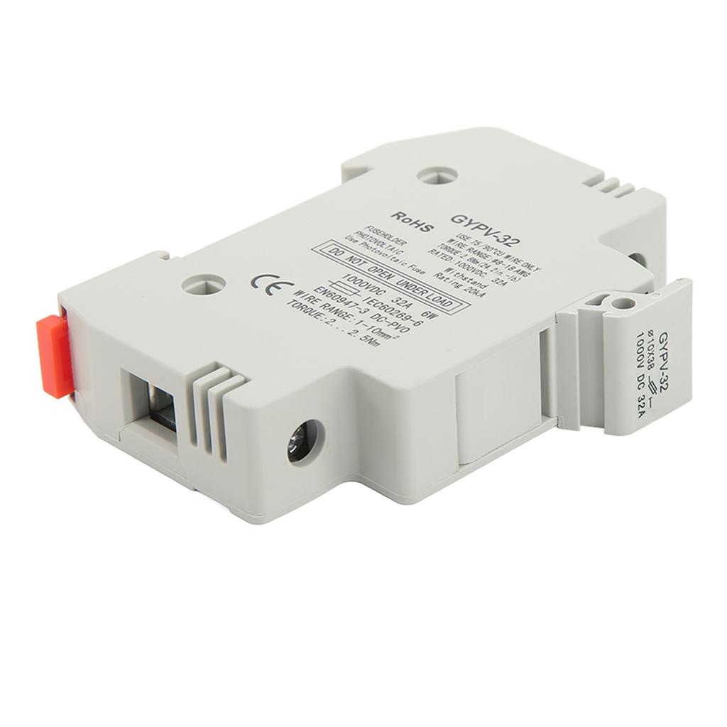 Держатель предохранителя Miniget 1P 32A, огнестойкий, основание держателя предохранителя из ПК для фотоэлектрической системы генерации электроэнергии