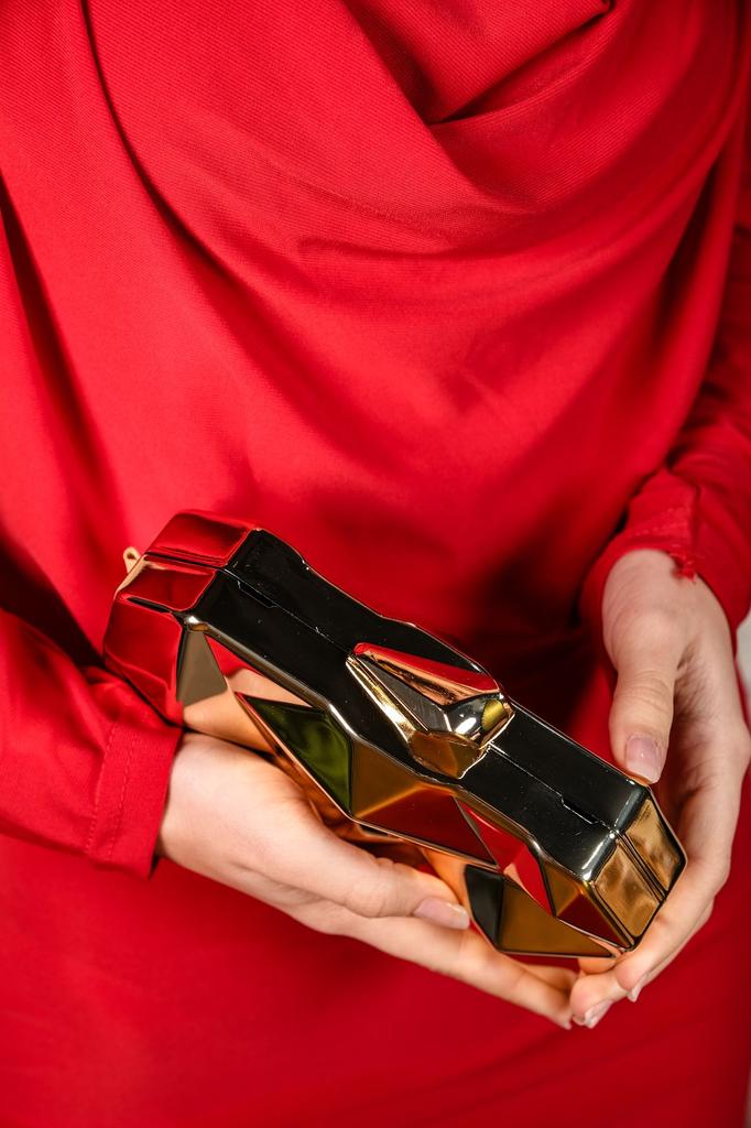 Women's Stylish and Useful Evening Dress Bag Metal Silver Women's Evening Dress Bag