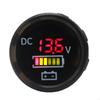 2025 New for DC 12V 24V Car Voltmeter with LED Digital Display Panel Waterproof Gauge Meter for Boat Marine Truck ATV