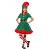 Kid Adult Christmas Elf Costume 2024 Cosplay Clothing New Year Family Matching Outfits