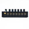 Mini Audio Mixer Stereo Line Mixer for Sub-Mixing Ultra Low-Noise 6-Channel for Guitars Bass