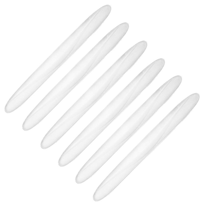 6 шт., универсальная защита от столкновений, автомобильная угловая полоса, наклейка для переднего и заднего бампера, защита от столкновений, дверь автомобиля, защита от столкновений