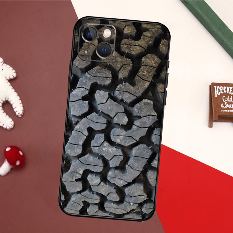 Tire Tread Wheel Case For iPhone 11 12 13 14 16 15 Pro Max Plus Mini X XR XS Max 7 8 Back Cover