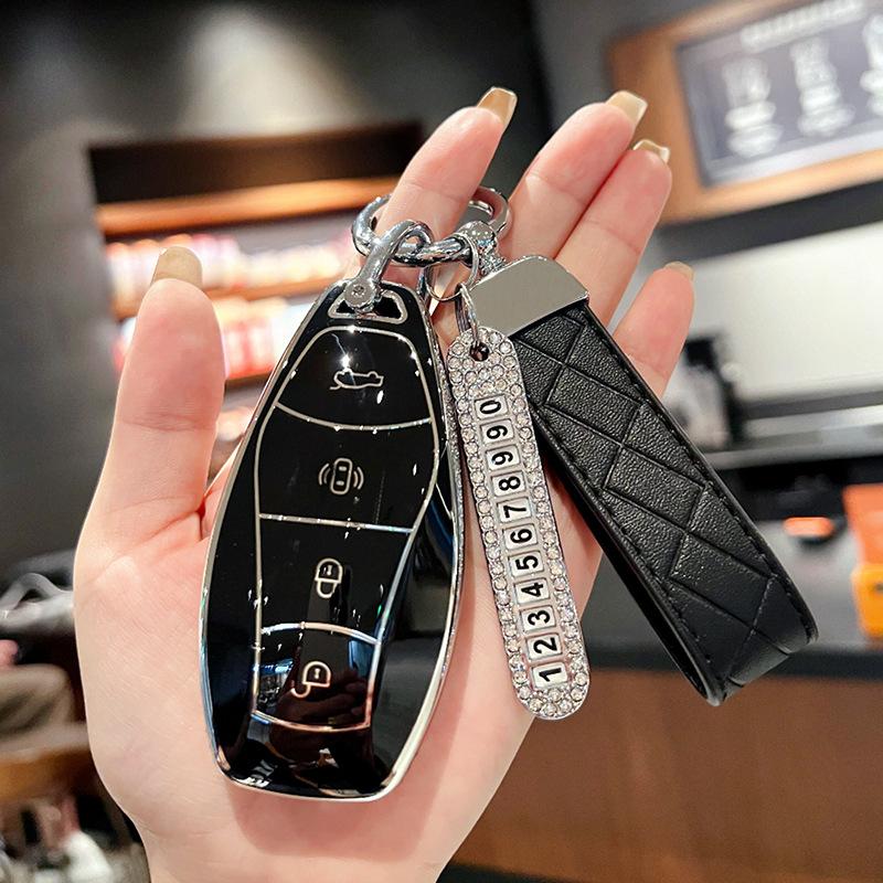 Подходит для нового ключа Hongqi H5 2024 года, комплект 2023 H6 H9HQ9 HS5 HS7 HS3, чехол-пряжка для автомобиля, мужской