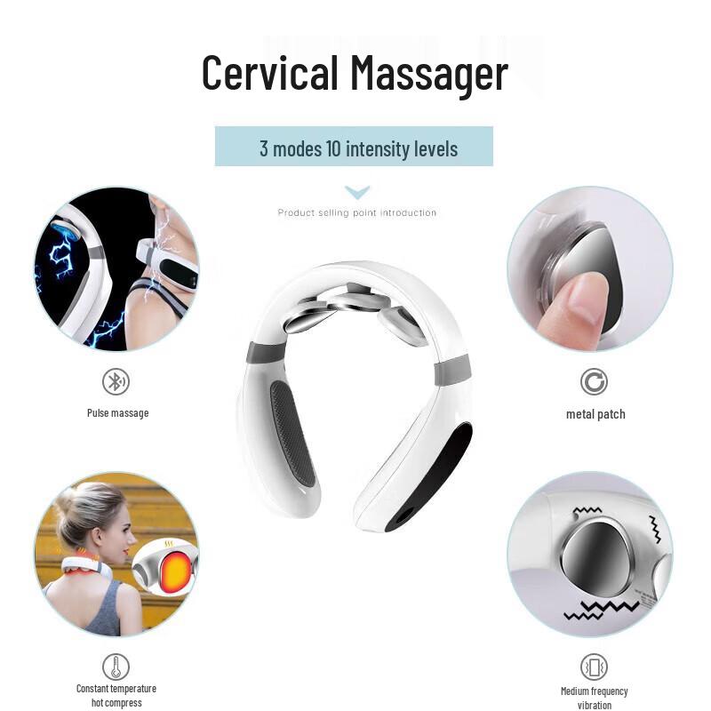 HEZHENG Wireless Smart Neck Massager HZ-INECK-2