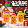 Новый Schylling Needoh Ginger Glowman Сенсорный Nice-Sicle Кубик-Сквиш для снятия стресса Антистресс-сжималка Для концентрации СДВГ
