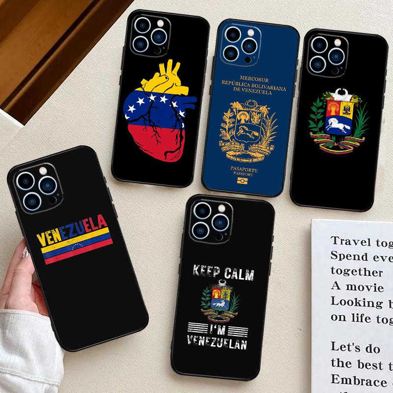 Venezuela Flag Phone Case For iPhone 14 13 11 12 Pro Max Mini XR XS X 7 8 Plus 15 16 Pro Max Cover