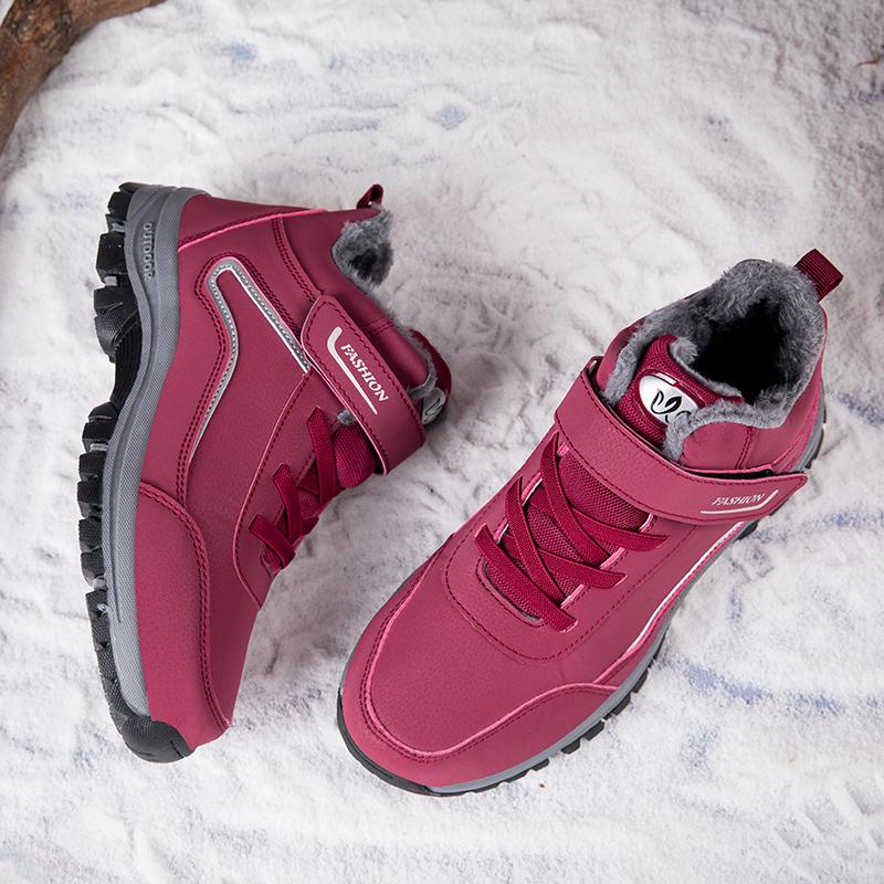 Модные Новые Ботинки Мужские 2024 Зима Рабочая Хлопковая Обувь Платформа Удобные Кроссовки Уличные Износостойкие Теплые Повседневные Плюшевые Зимние Ботинки