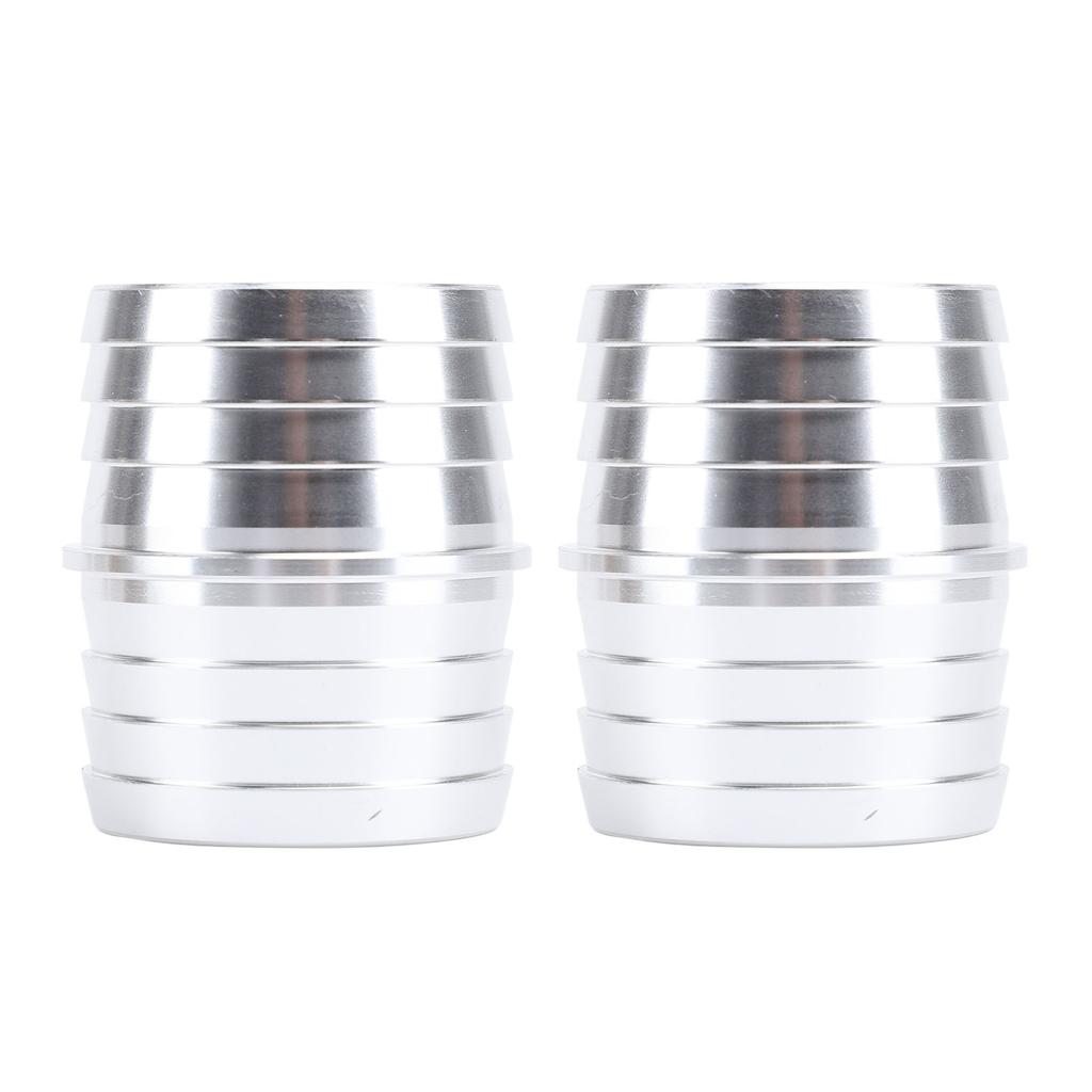 1 пара 1 1/2 - 1 1/2 дюйма Штуцер-соединитель для шланга из алюминиевого сплава Ремонтный фитинг для радиатора, интеркулера, теплообменника