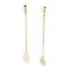 Les Trésors De Lily [M9491] - Gold Plated 'Carmen' Earrings - 55x8 Mm