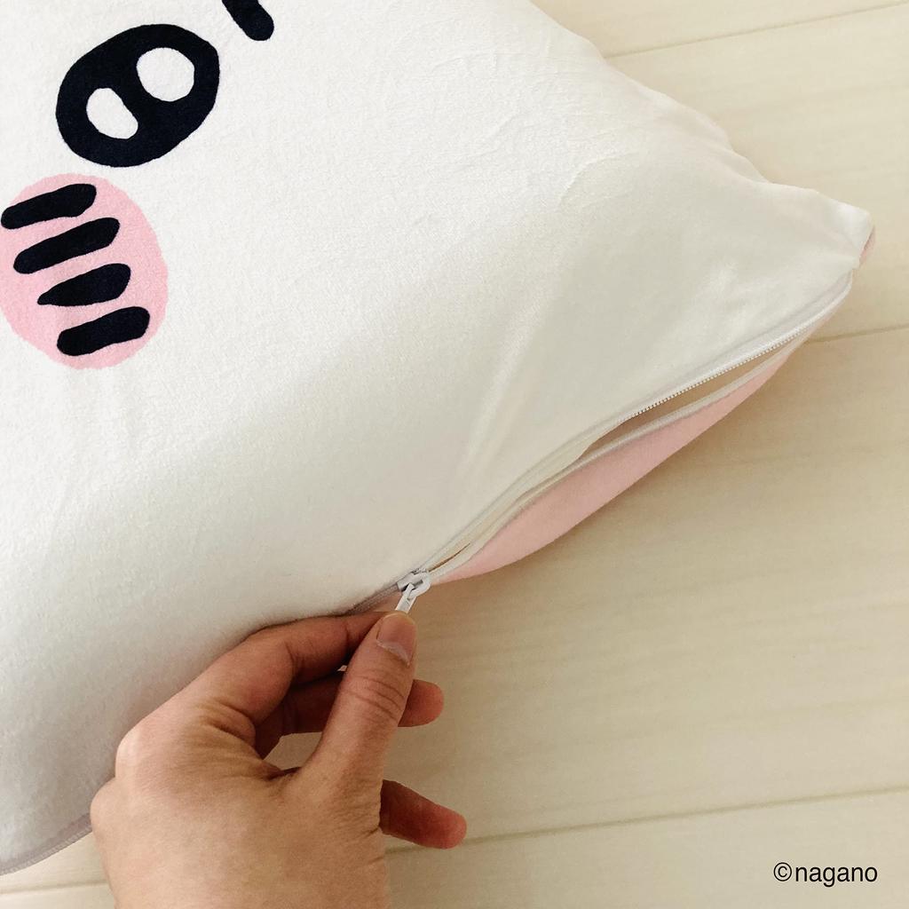 Подушка из пены с эффектом памяти MORIPiLO Morishita, Chiikawa, 30x45см, Унисекс, Плюшевая игрушка-подушка, Маленький и милый мерч с персонажами, Белый, 4620866