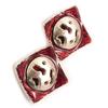 Dolce Vita [D4866] - Designer Earrings 'DV- Obao' Red
