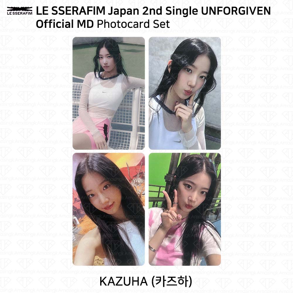 LE SSERAFIM Japan 2nd Single UNFORGIVEN Official MD Random Photocard Chaewon