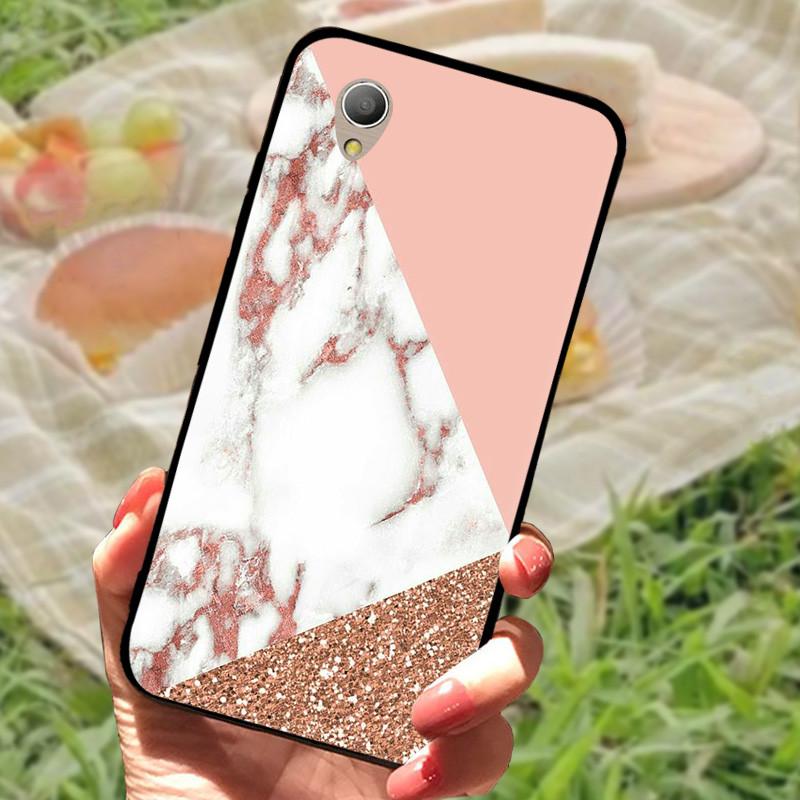 For Alcatel 1 5033D Case Cover Alcatel1 Silicone Soft Marble Black Bumper Funda Coque for Alcatel 1 5033D 5033 5033A Protective