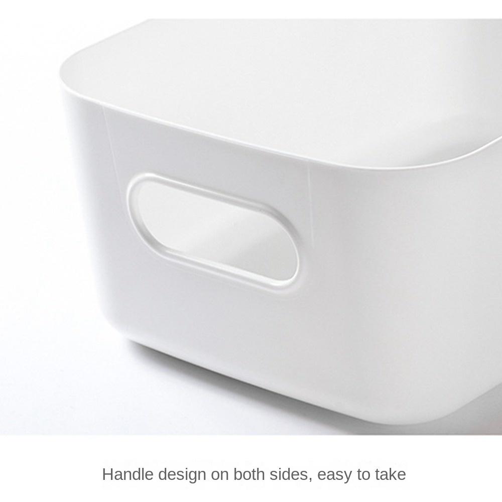 PP Multiple Colour Storage Baskets High-capacity Sundry Sorting Box Plastic Storage Boxes  Cupboard