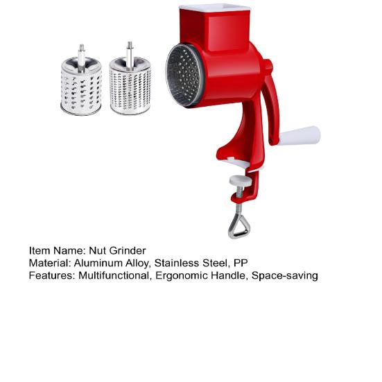 Гайкошлифовальная машина Простая в использовании Многофункциональная компактная эргономичная ручка с острыми лезвиями Ручная кривошипная шлифовальная машина для гаек