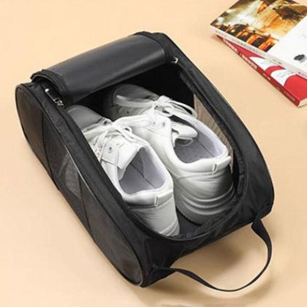 Breathable Golf Shoe Bag Oxford Cloth Shoe Carrier Bags Portable Football Boot Bag Women