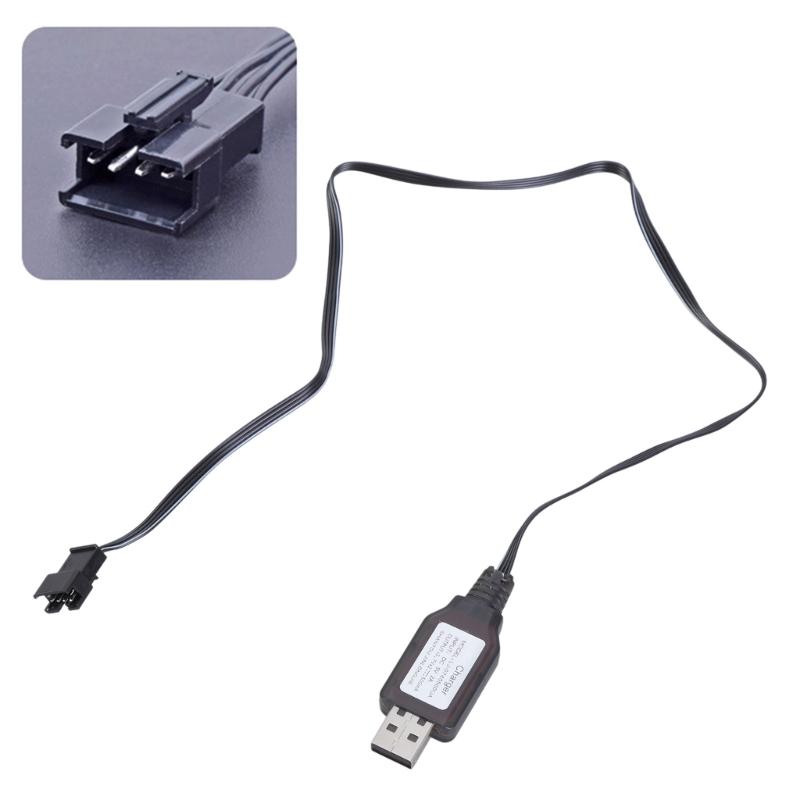 Кабель для зарядки USB SM4P Зарядное устройство SM4P Светодиодные индикаторы Для литиевой батареи 7,4 В RC Модели Автомобили Лодки Игрушка с дистанционным управлением