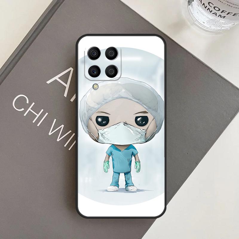 Medicine Doctor Nurse Case For Samsung Galaxy M31 M11 M34 M13 M53 M51 M14 M54 M12 M32 M52 M16 M36 M56 M15 M35 M55