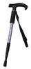 Captain Stag Compact Sliding Walking Lightweight 220g Minimum 445mm Aluminum FEEL BOSCO (CAPTAIN STAG) T-Grip 4-Section Stick, / / Alloy, Purple,