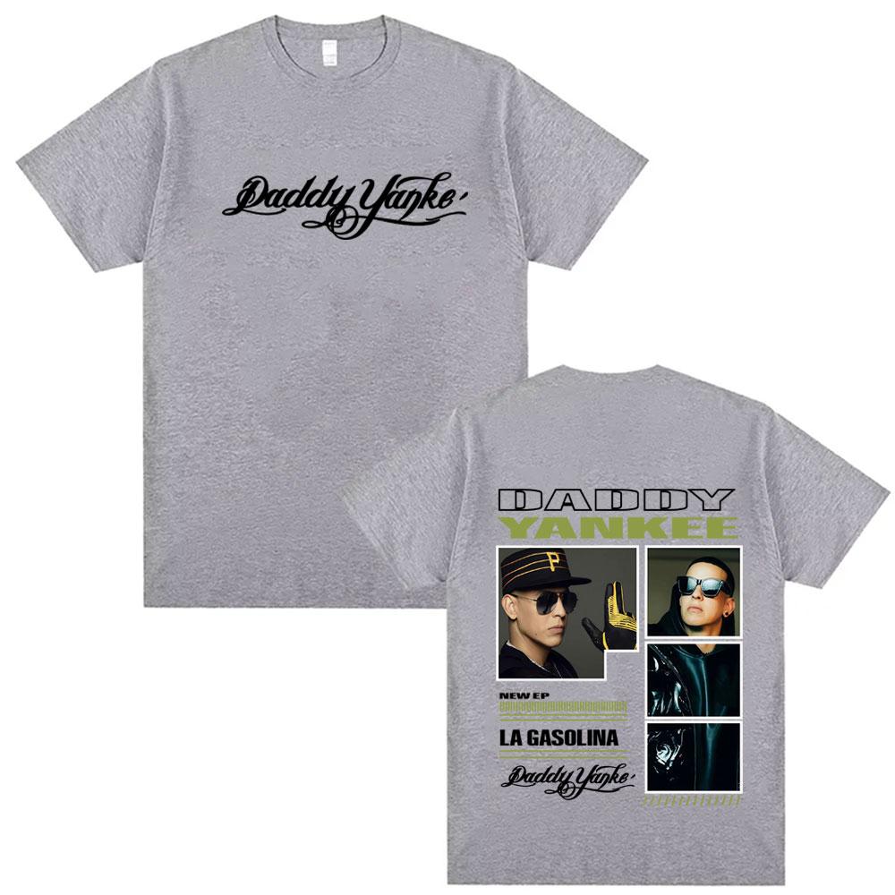 Rapper Daddy Yankee Album Tour Merch T Shirts Men's Clothing Retro Street Hip Hop Oversized T-shirt Unisex 100_ Cotton Tee Shirt