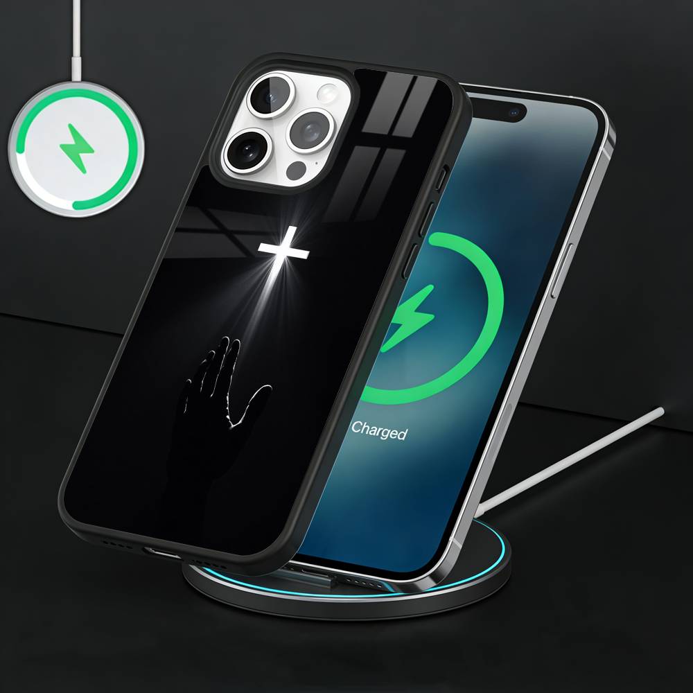 Jesus Bible Verse Christian Phone Case For iPhone17,16,15,14,13 Plus,Pro Max Magnetic For Magsafe Wireless Charging