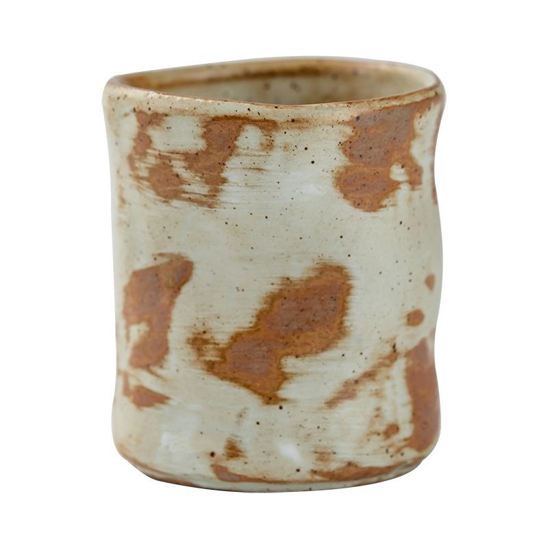 230 мл грубая керамическая кофейная чашка, держащая в руке чашку, ретро японская керамическая чашка для кофе эспрессо, декоративная керамическая чашка для гостиной