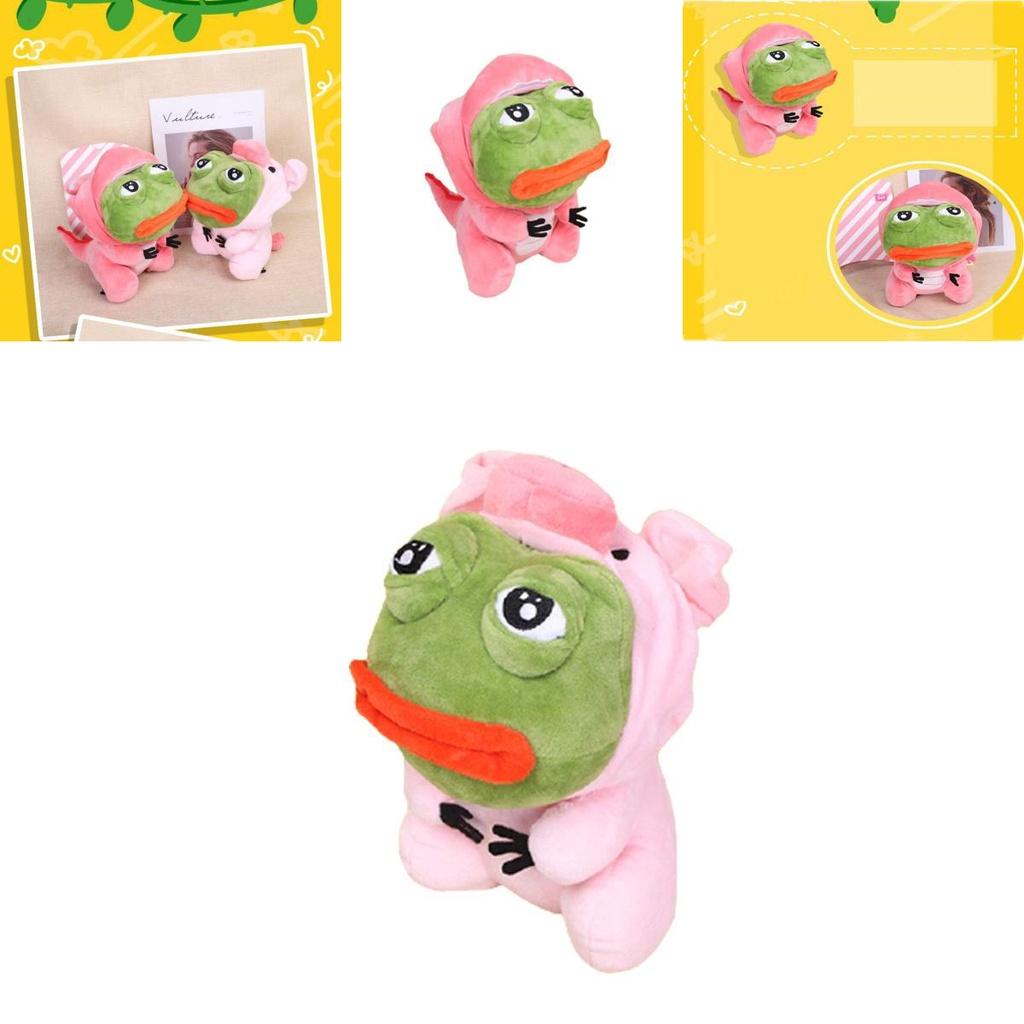 Cute Pepe The Frog Dinosaur Baby Toy Soft And Huggable For Your Child's Delight