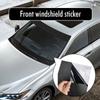 Car Gloss Black Sun Strip 135 X 21CM Universal Car Van Windscreen Sunstrip Car Stickers Windscreen Adhesive Tape