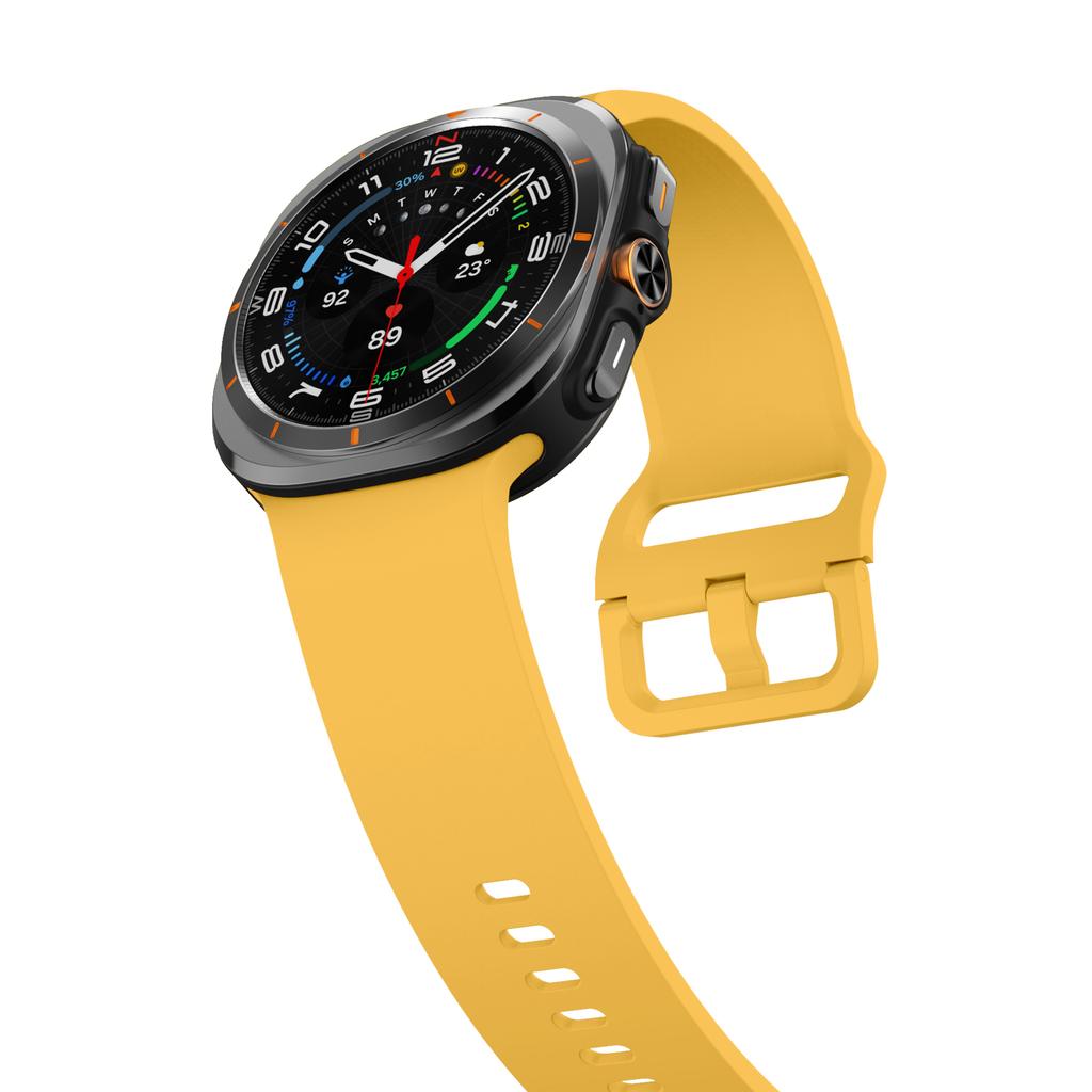 Спортивный мягкий силиконовый ремешок для Samsung Galaxy Watch Ultra 47 мм Браслет Аксессуары для ремешка Samsung Watch Ultra