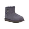 UGG Мини-зимние ботинки Bailey Snaps с флисовой подкладкой, женские зимние ботинки, фиолетово-серые 1127352-GRST