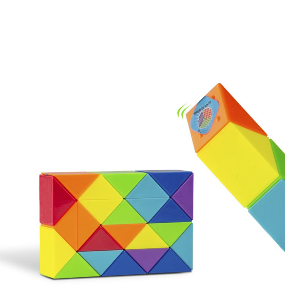 Dingsheng 24, 36, 48, 60, 72 сегментов, волшебное правило, змея, многоцветная 3D-игра-головоломка, куб, поворотный трансформируемый детский пазл