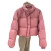 FASHION down jacket women's short 2024 winter new thickened loose small white duck down stand-up collar bread jacket trendy Clothes
