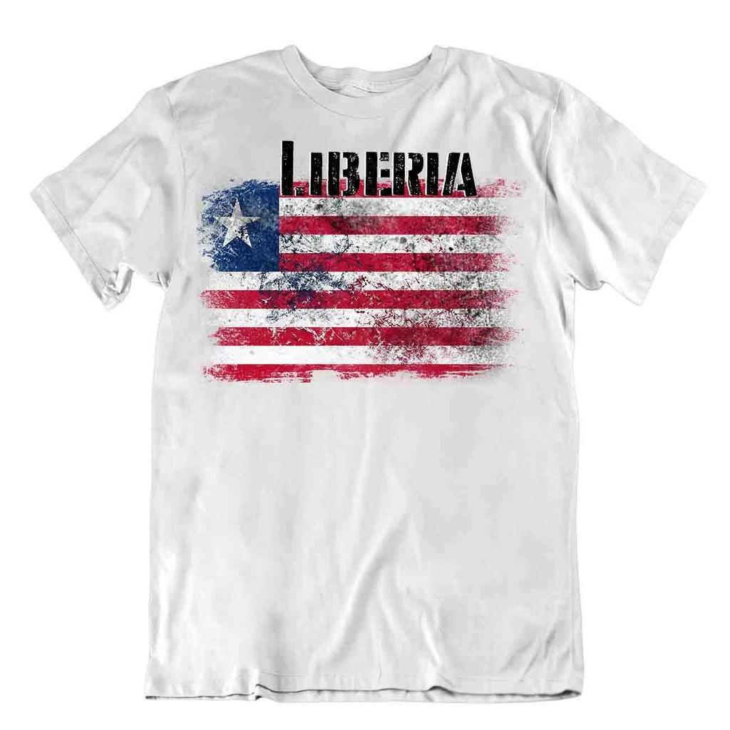 Liberia flag Tshirt T-shirt Tee top city map dignity of labor palm tree dove