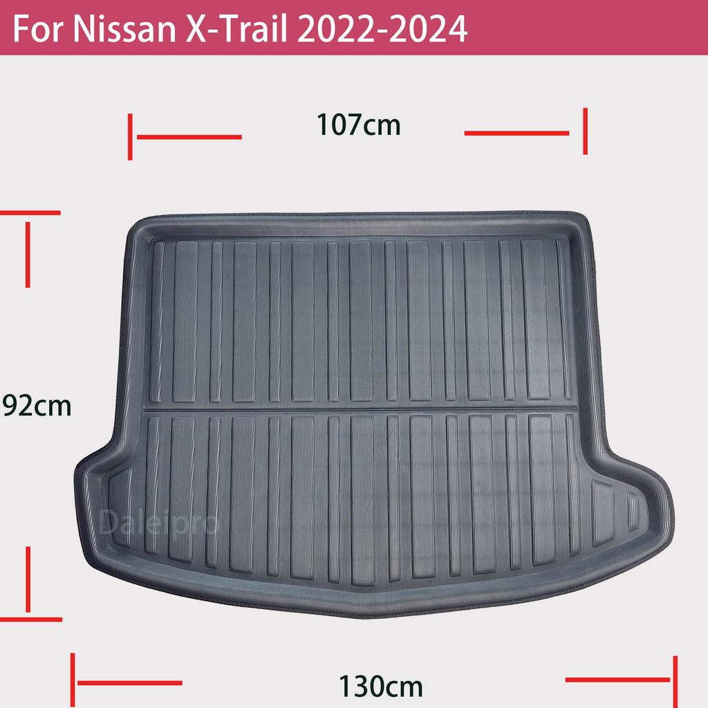 Коврик в багажник автомобиля для Nissan X-Trail XTrail XTL T33 2022 2023 2024, подкладка для багажника, напольный лоток, 3D-протектор, аксессуары для ковров