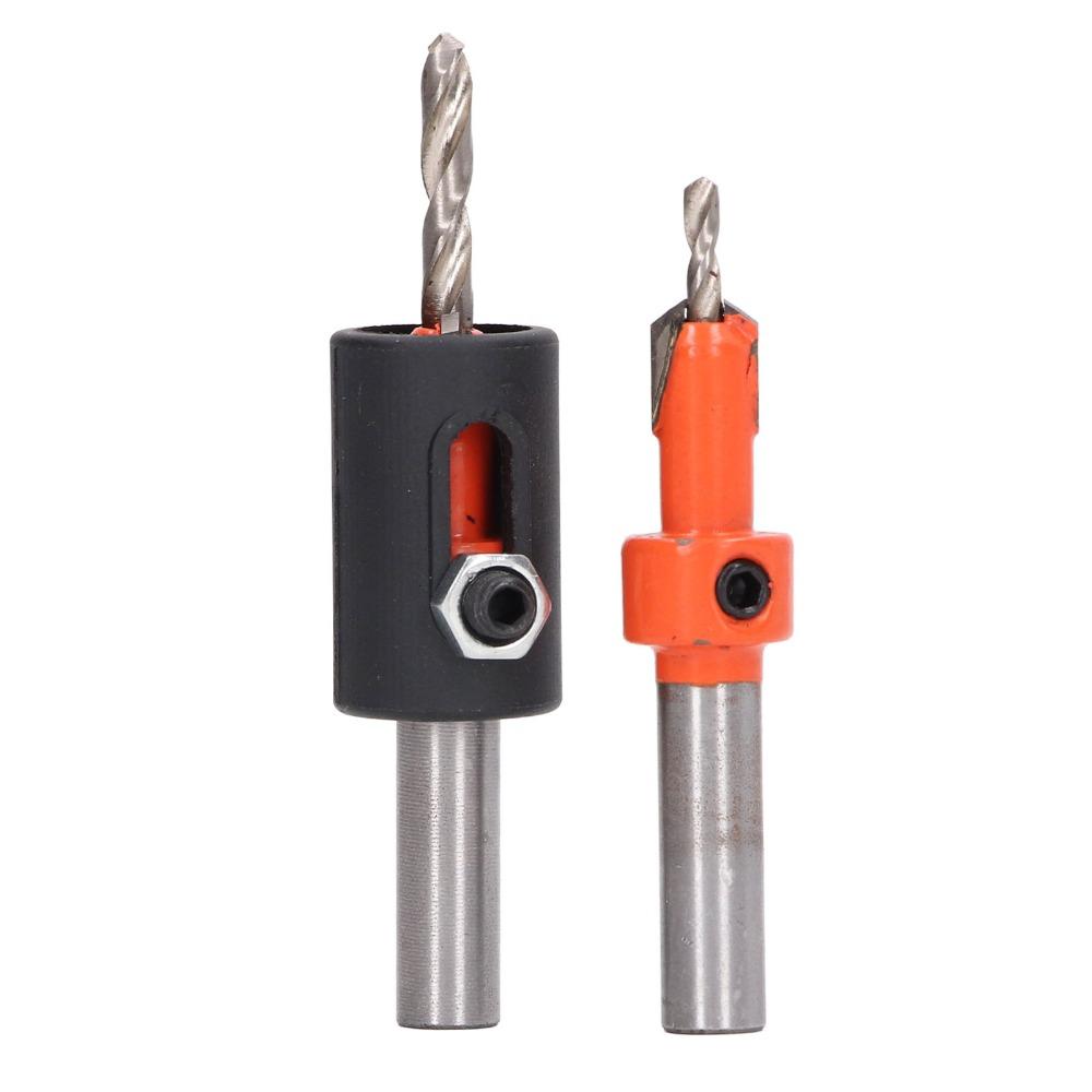 5pcs High Carbon Steel Countersink Drill Bit Set Woodworking Drill Bit For Various Woods