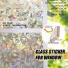 1Roll 30/40/50/60cm Window Film Frosted Privacy Stickers  Shower Windows Rainbow Decoration