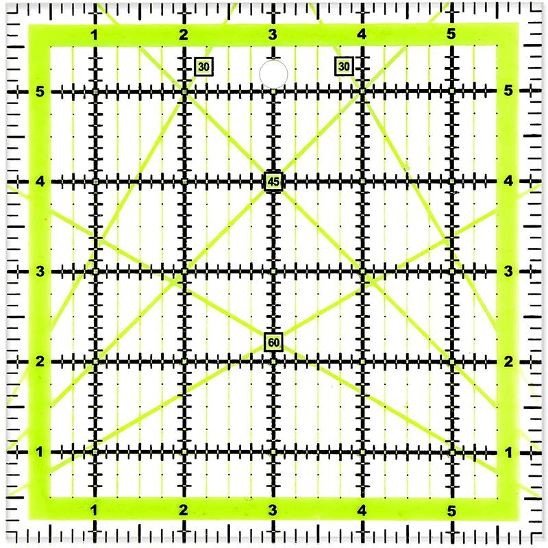 MIUSIE 1 шт./набор квадратная акриловая тканевая линейка для пэчворка, шитья, квилтинга, измерительная линейка, инструменты для резки, масштабирования, рисования