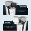 Электрическая бритва для мужчин, 7 плавающих головок, бритва для бороды, машинка для стрижки волос, очиститель для лица, массажер для носа