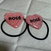 [USED] BLACKPINK Rosé Hair Tie with Silver Tape
