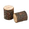 20Pcs Wood Table Number Holders Stand Wood Name Card Holders Wood Name Cards Food Label Memos Photo Holders for Wedding