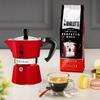 Bialetti Moka Express 3tz Coffee Maker 3-Cup Red/Silver