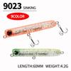 4,8 г 60 мм рыболовные приманки-карандаш Mini Pesca для щуки, форели, джеркбейты, воблеры, японские рыболовные снасти, японская тонущая искусственная приманка YSL