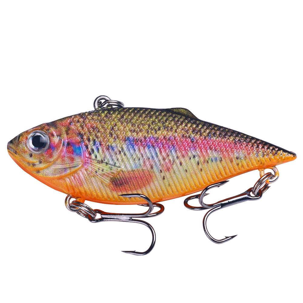 1pcs  Lipless Crankbait Rattling VIB Artificial Fishing Lure  Long Casting Sinking Wobbler Plastic Hard Bait