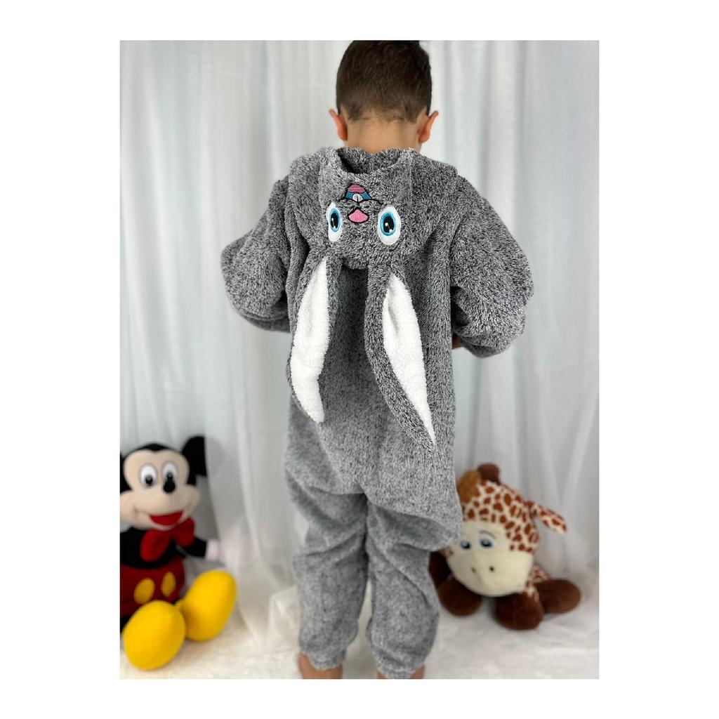 Welsoft плюшевый унисекс зимний детский спальный мешок с кроликом на молнии